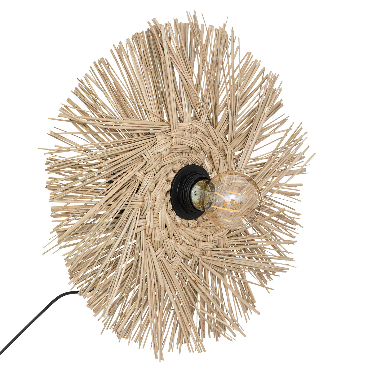 Wall light "Tea" Straw, d.34 cm