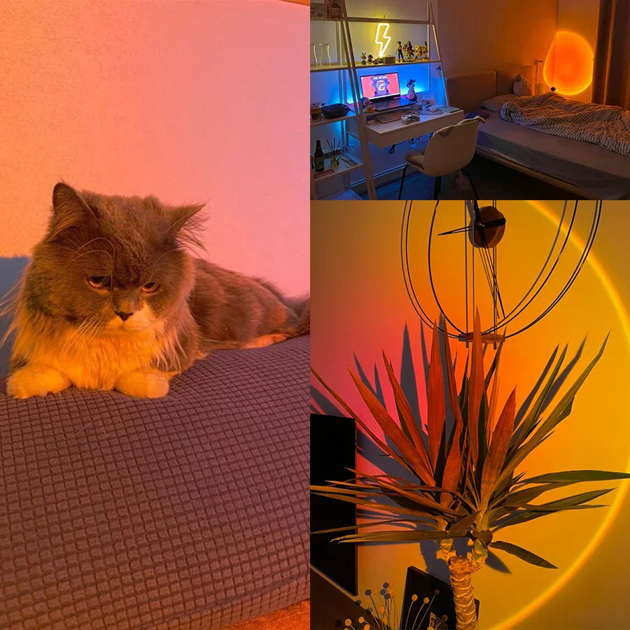 GoudenGloed | LED Zonsondergang Lamp