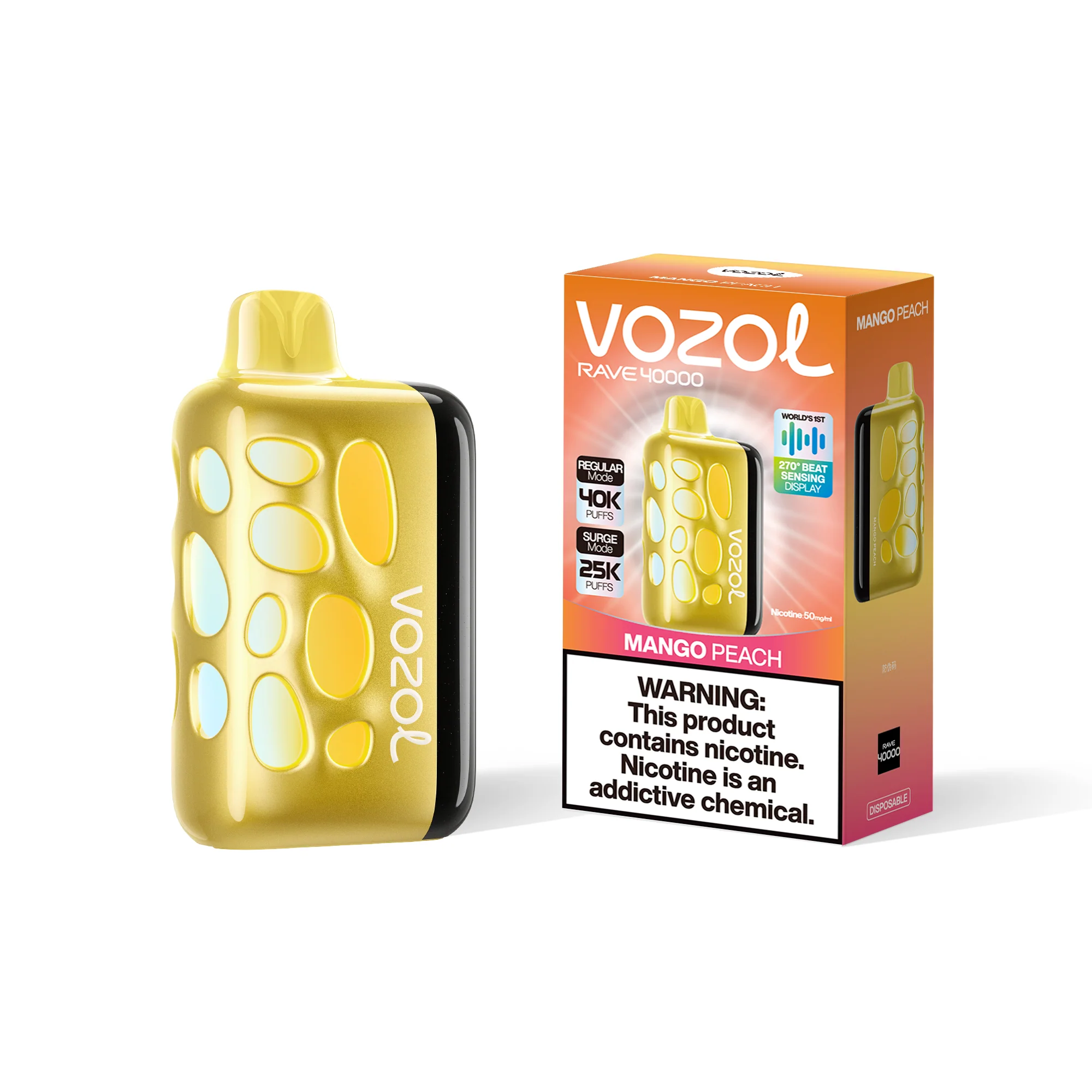 VOZOL RAVE 40K jednorazowy e-papieros (wszystkie smaki)