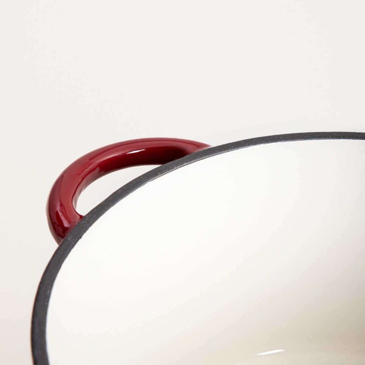 Garnek żeliwny ANDREAS beżowy tradycyjny 24 cm 4 l