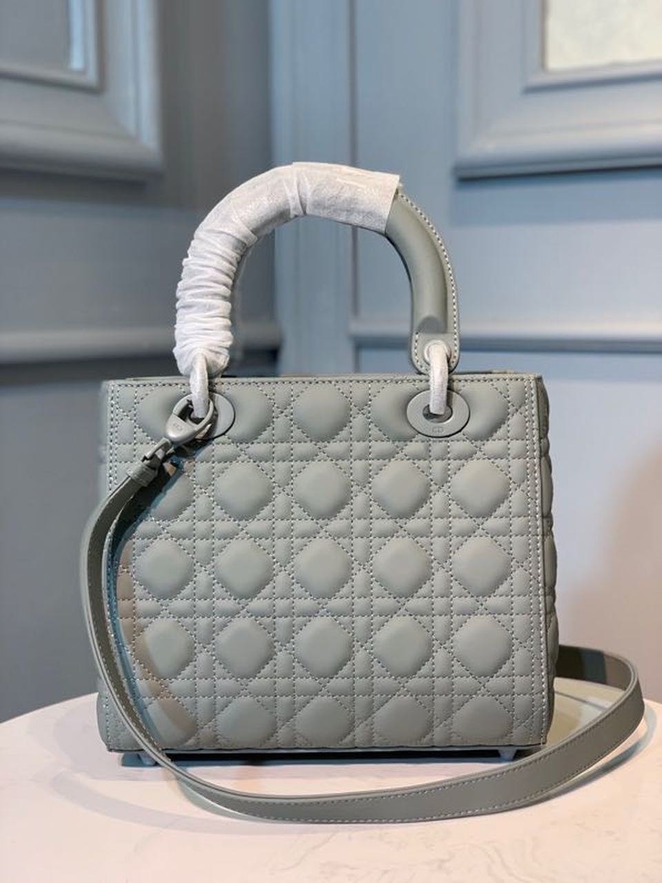 Christian Dior Lady Dior Bag 24cm Matte Hardware Lambskin Leather Spring/Summer Collection1:1High-quality replica