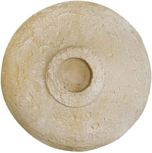 Solid Rock Stoneworks 2 Piece Collanade Birdbath - 26" Tall - Desert Sand Color - Image 4