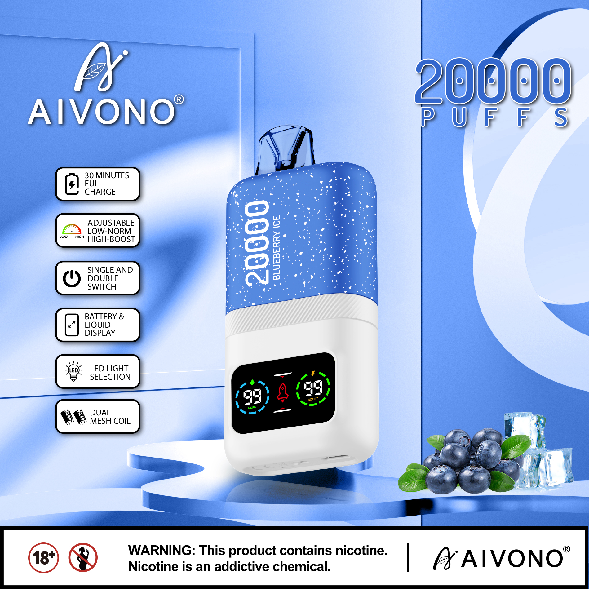 AIVONO AIM MAGIC 20000 Puffs Disposable Vape