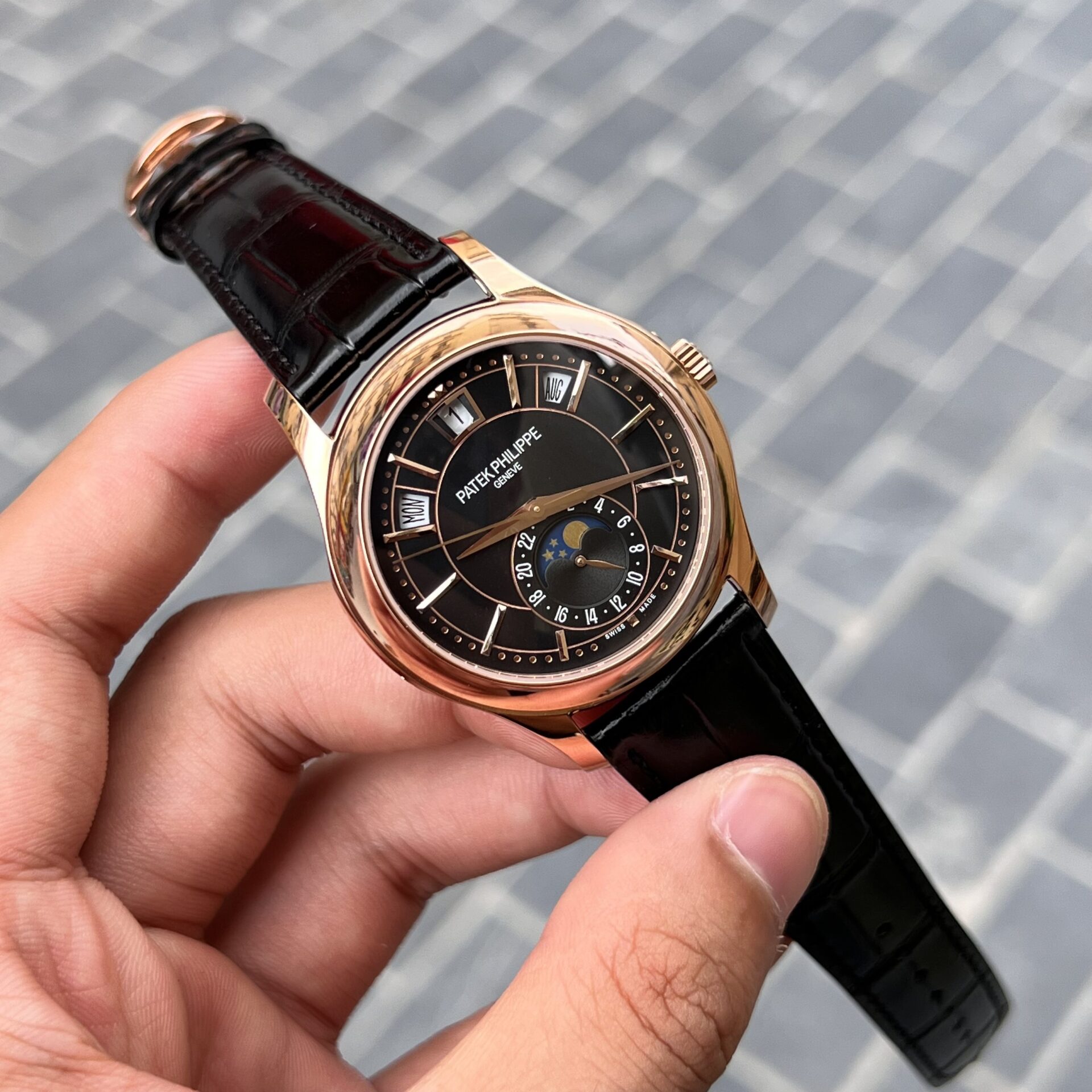 Patek Philippe Replica Watch Complications 5205R Black Dial 40mm - Top club