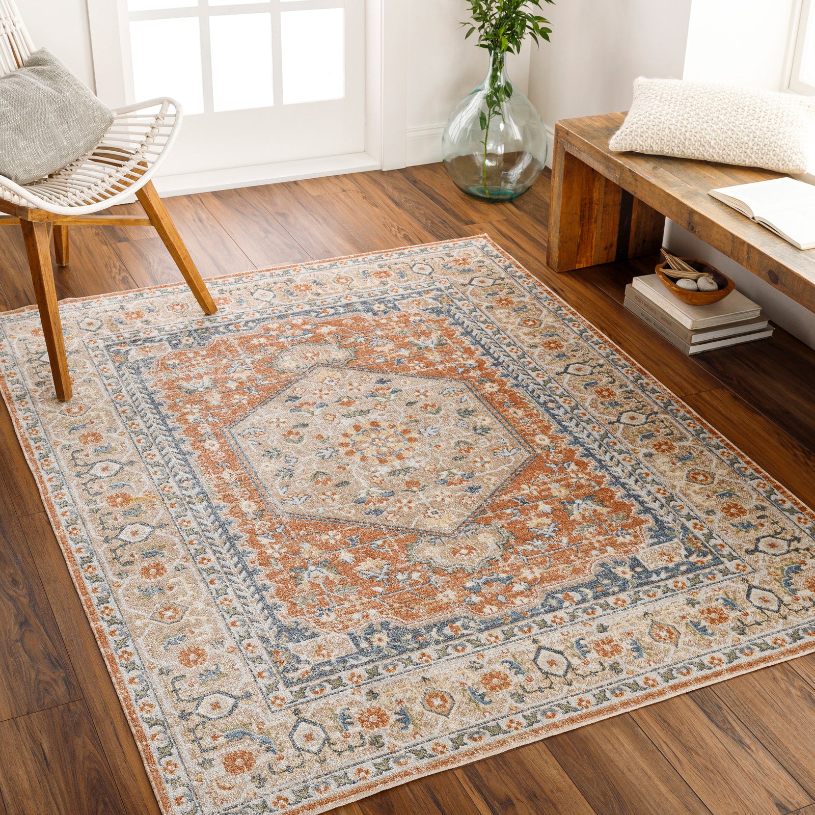 Blokker Bavu Vloerkleed 160 x 213 cm - Koper