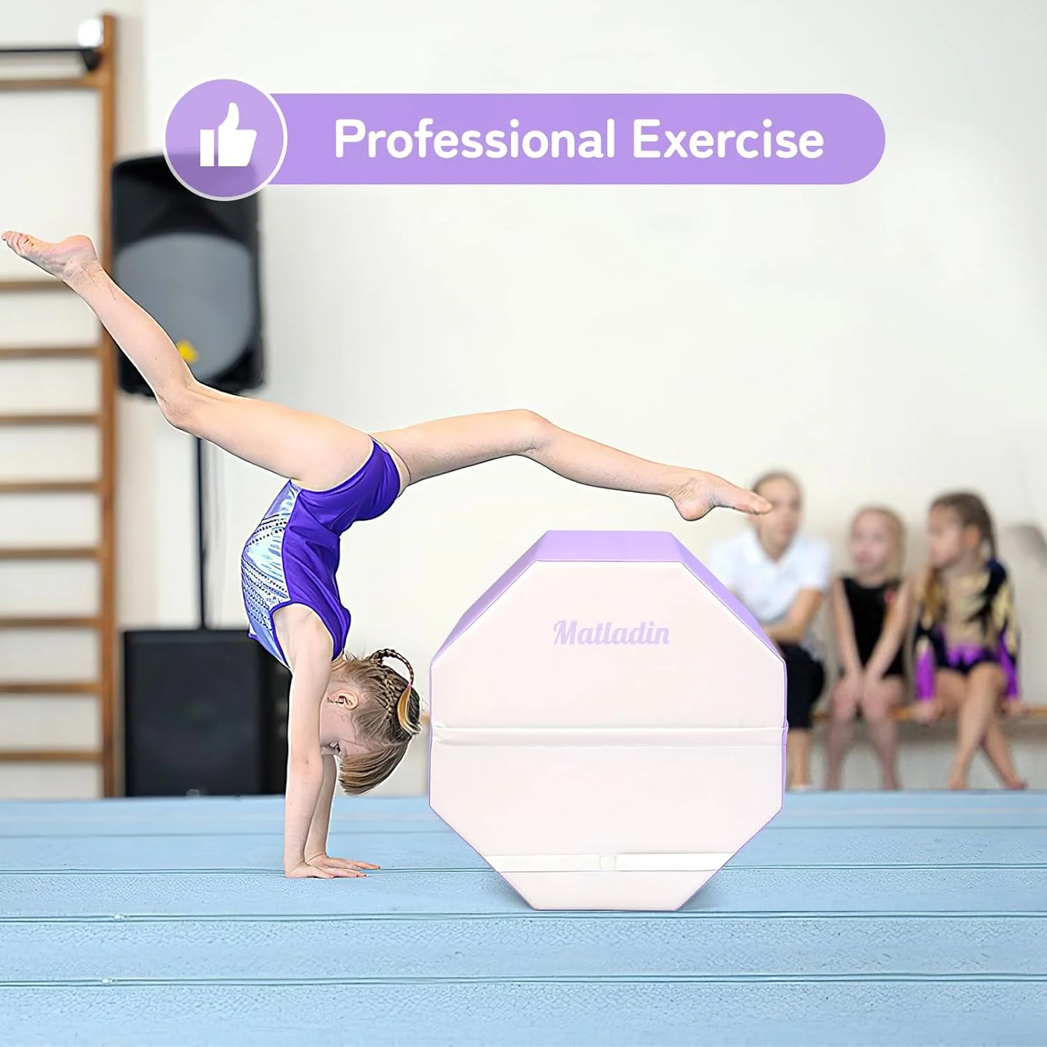 Matladin Octagon Gymnastics Skill Shapes, PVC Pink, 9.7 lb - Image 21