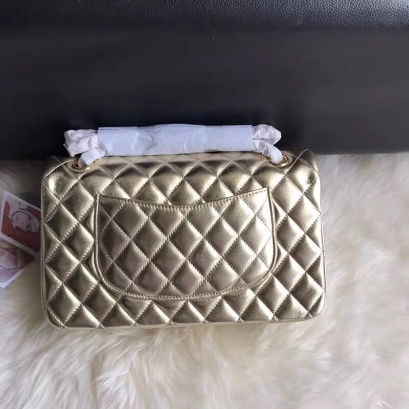 Replica Chanel 1112 Gold Medium Size 2.55 Lambskin Leather Flap Bag1:1High-quality replica