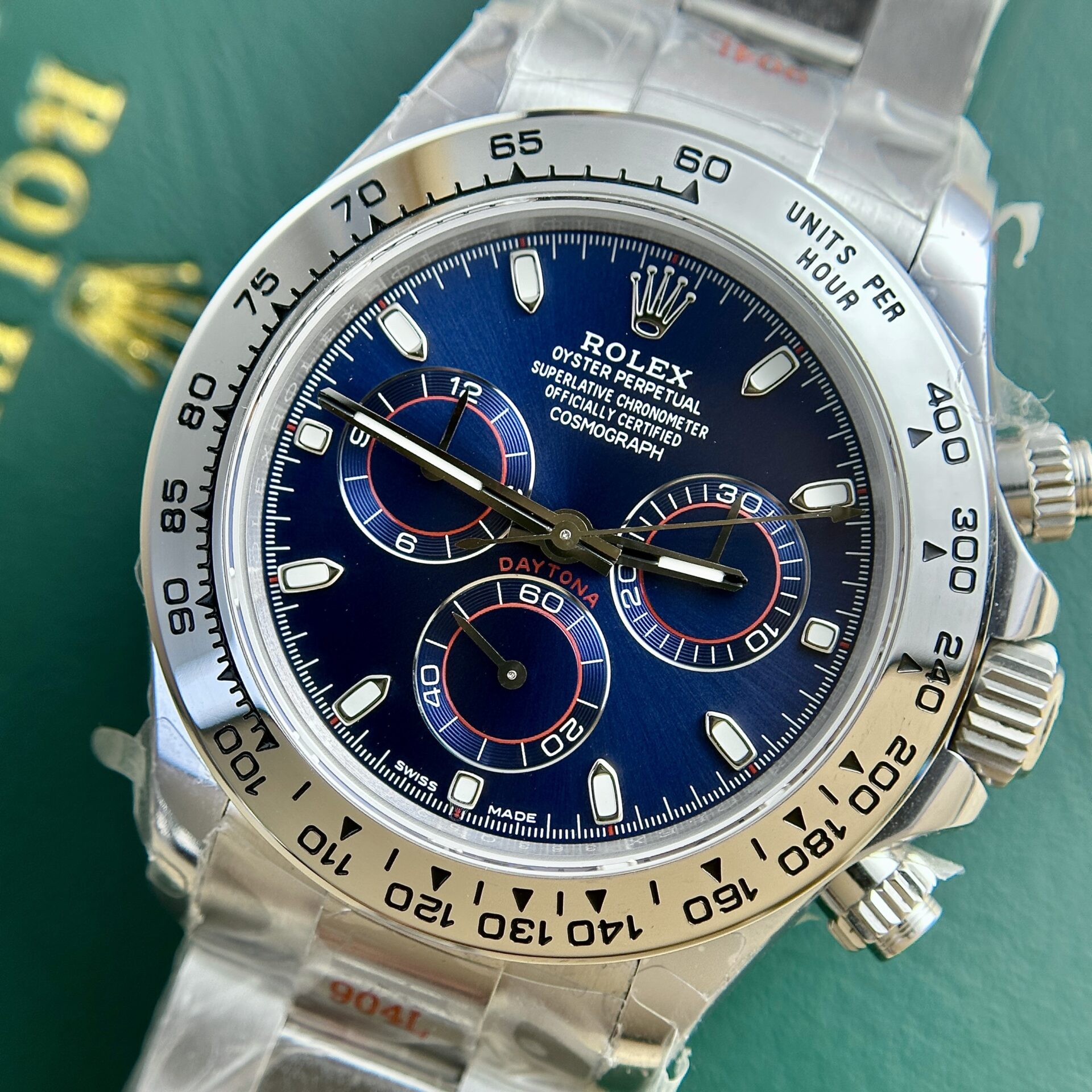 Rolex Cosmograph Daytona 116506 Replica 1:1 Watch Refined Blue Dial 40mm - Top club