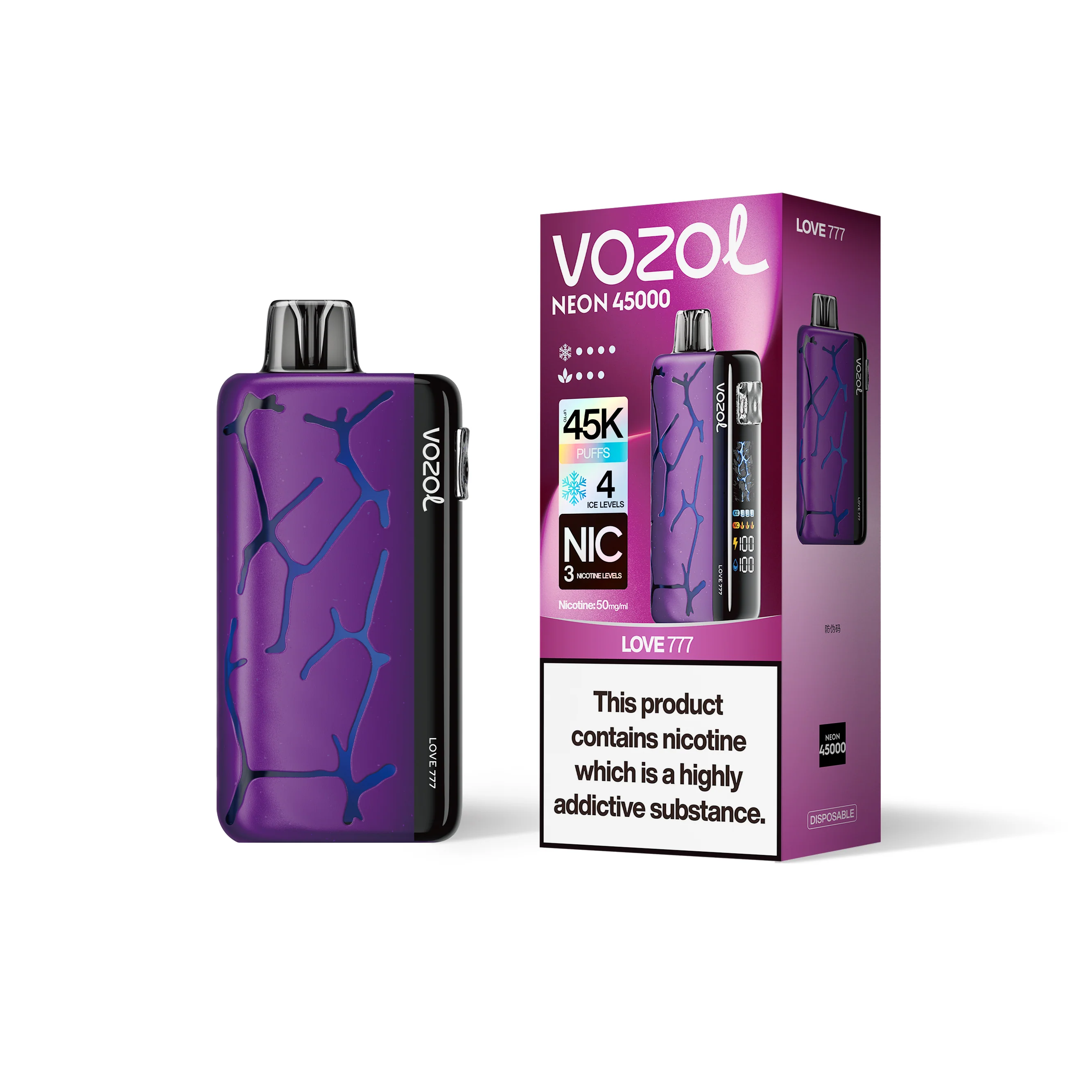 VOZOL NEON 45K vape usa e getta (tutti i gusti)