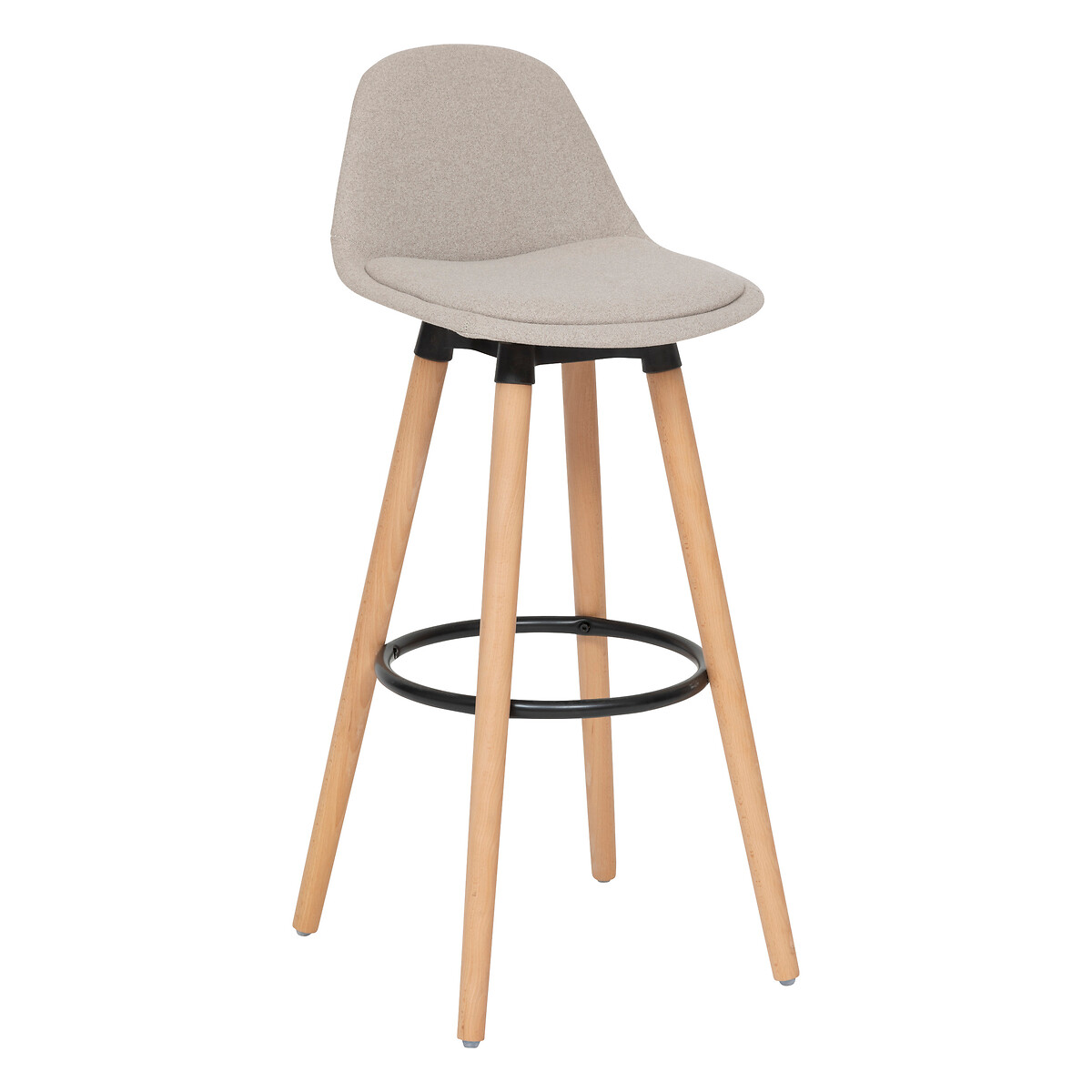 Bar stool "Maxon" Beige, H. 92.5 cm