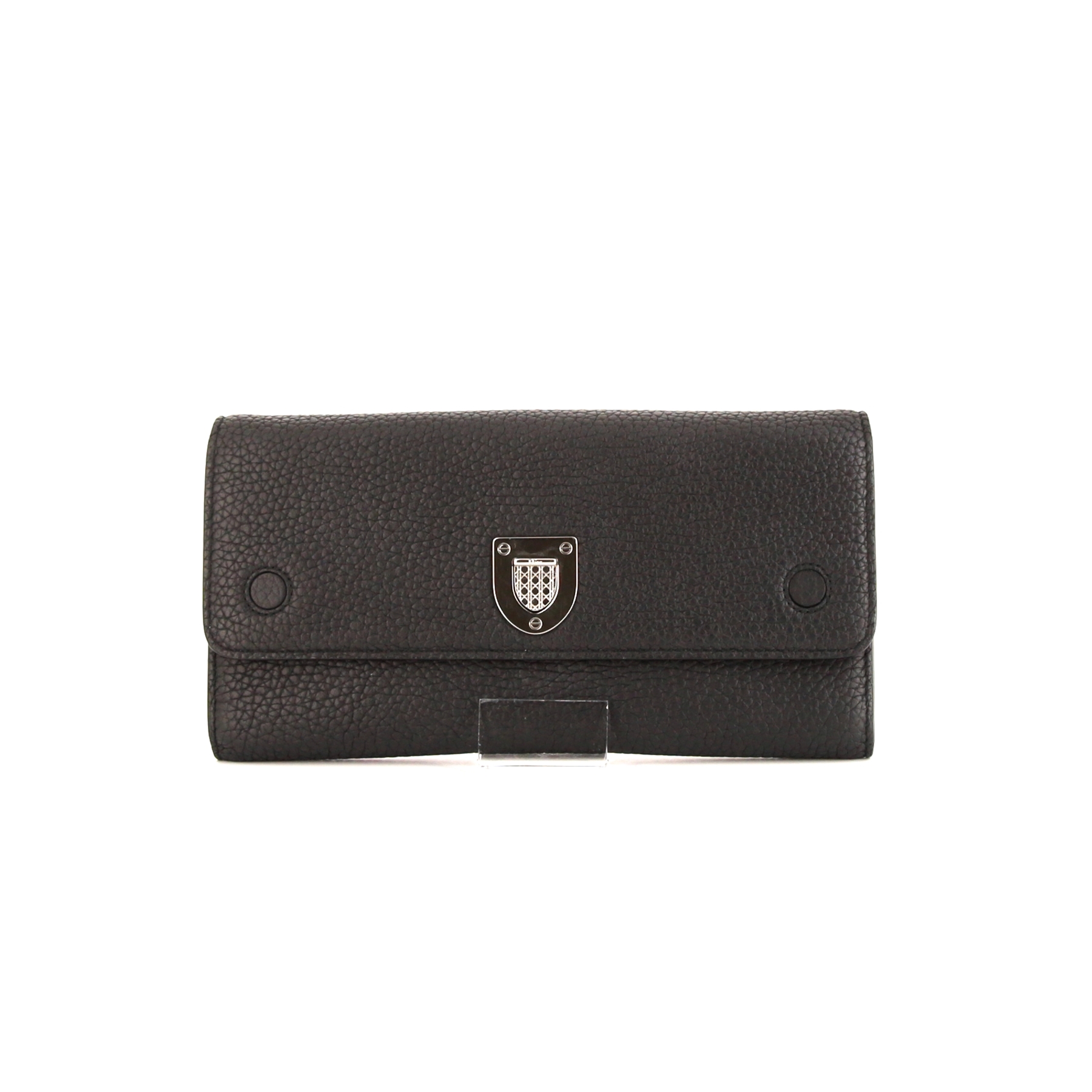 Dior Diorama Wallet on Chain handbag/clutch in black grained leather1:1High-quality replica