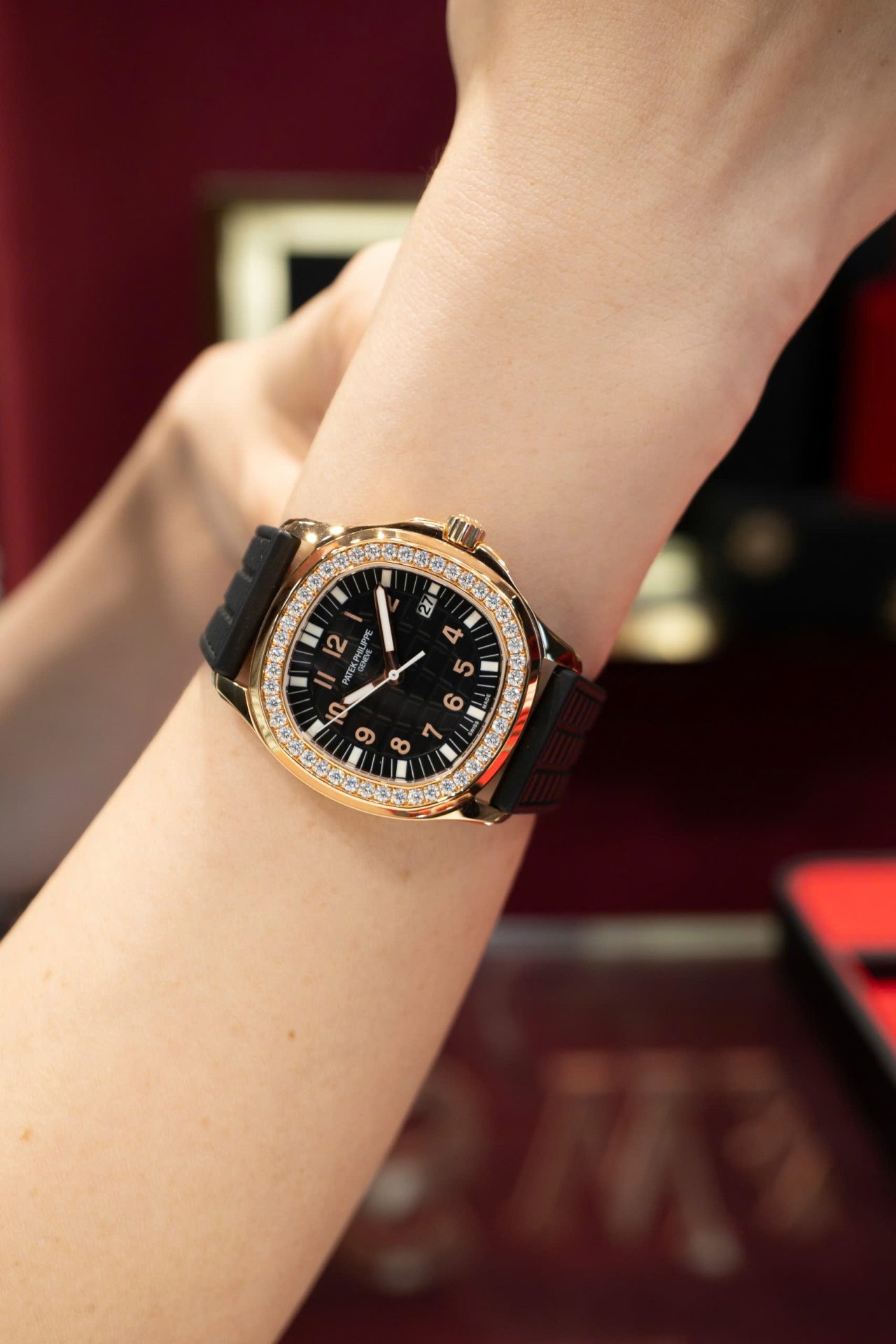 Patek Philippe Best Replicas Aquanaut 5067 Customized Moissanite Diamonds PPF Factory 35.6mm - Top club