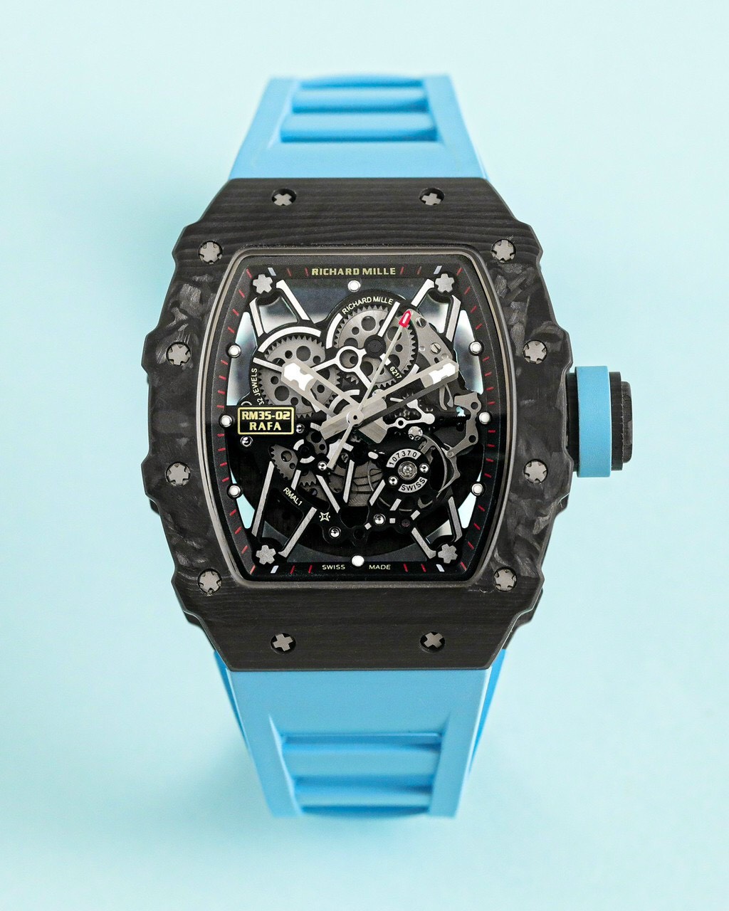 Richard Mille Replica 11 Watch RM 35-02 Rafael Nadal Blue 44mm - Top club