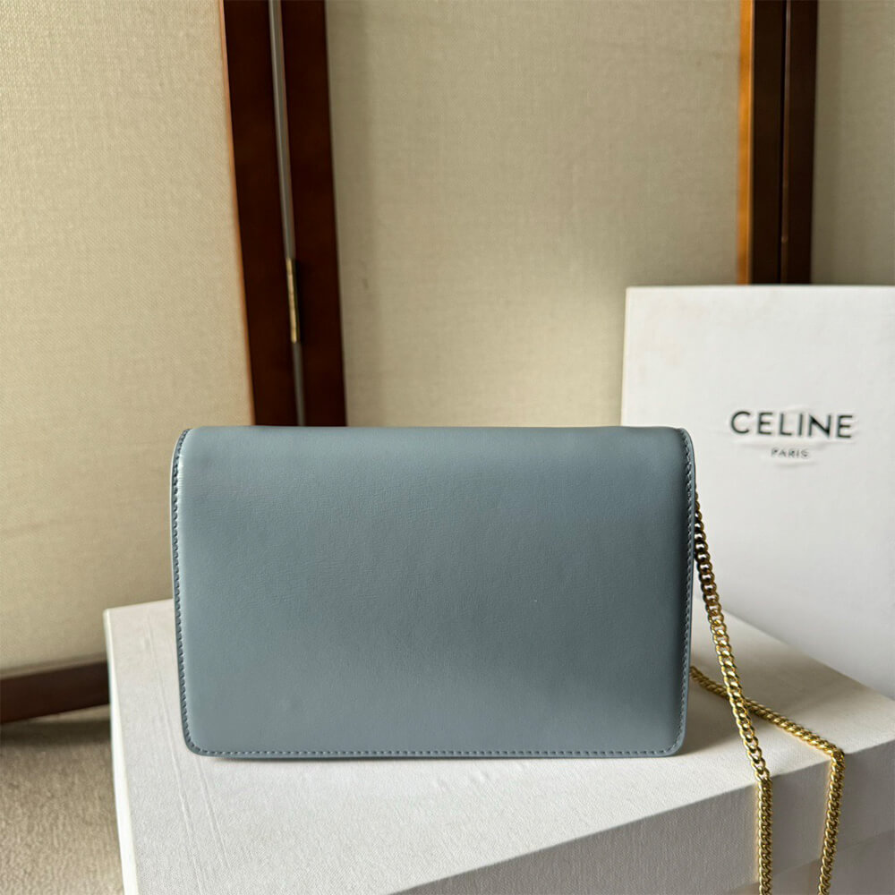 Celine Wallet On Chain Margo Bag in Shiny Calfskin1:1High-quality replica