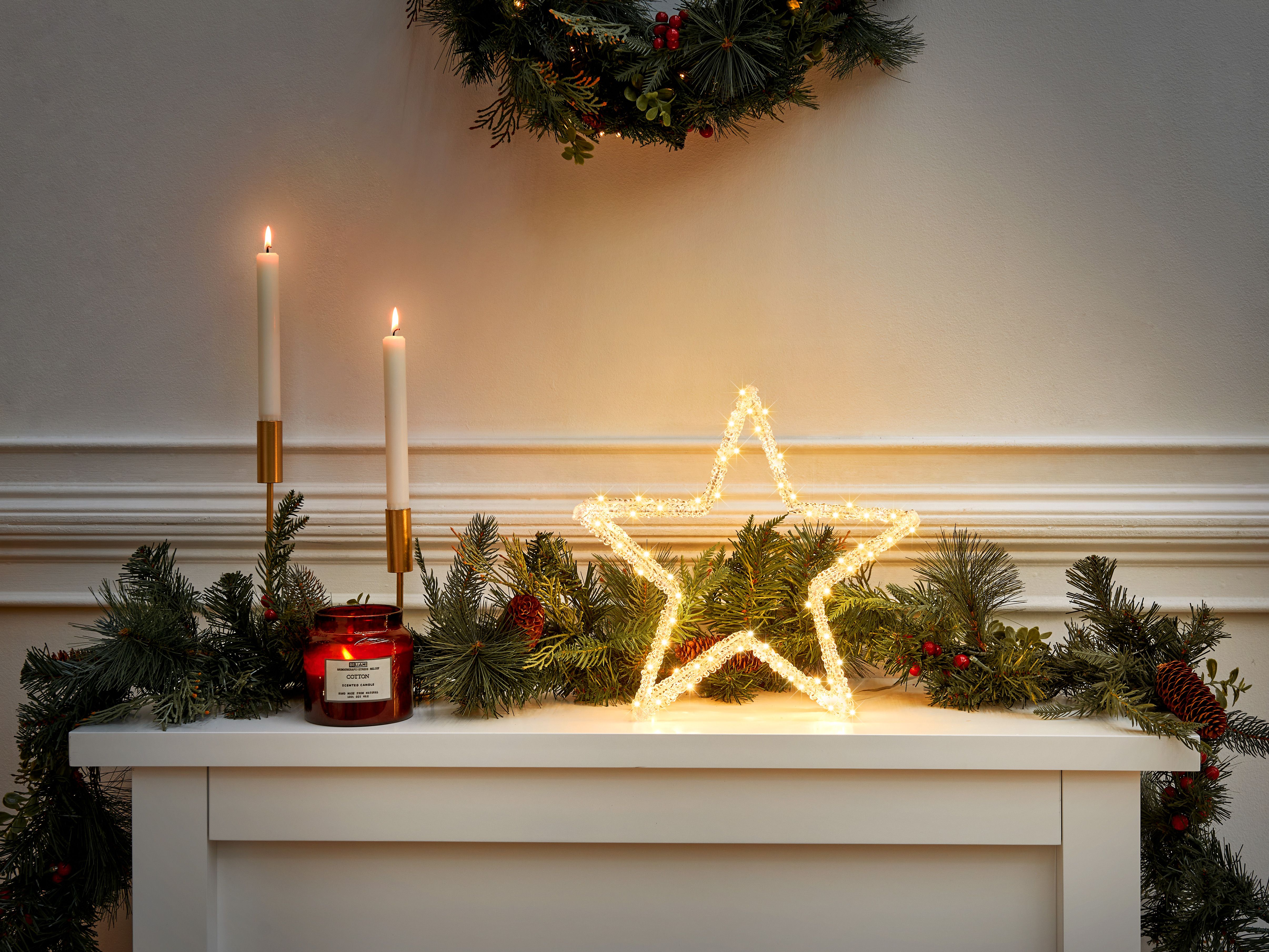 Outdoor Decoration LED SIMO Star 31 cm White