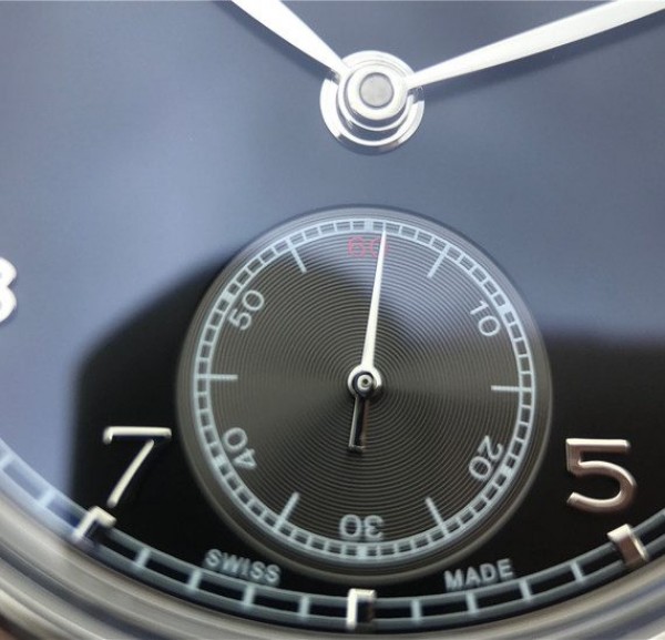 Replica IWC ZF Portuguese IW545407 Black Dial Leather Strap A6498 - Top club