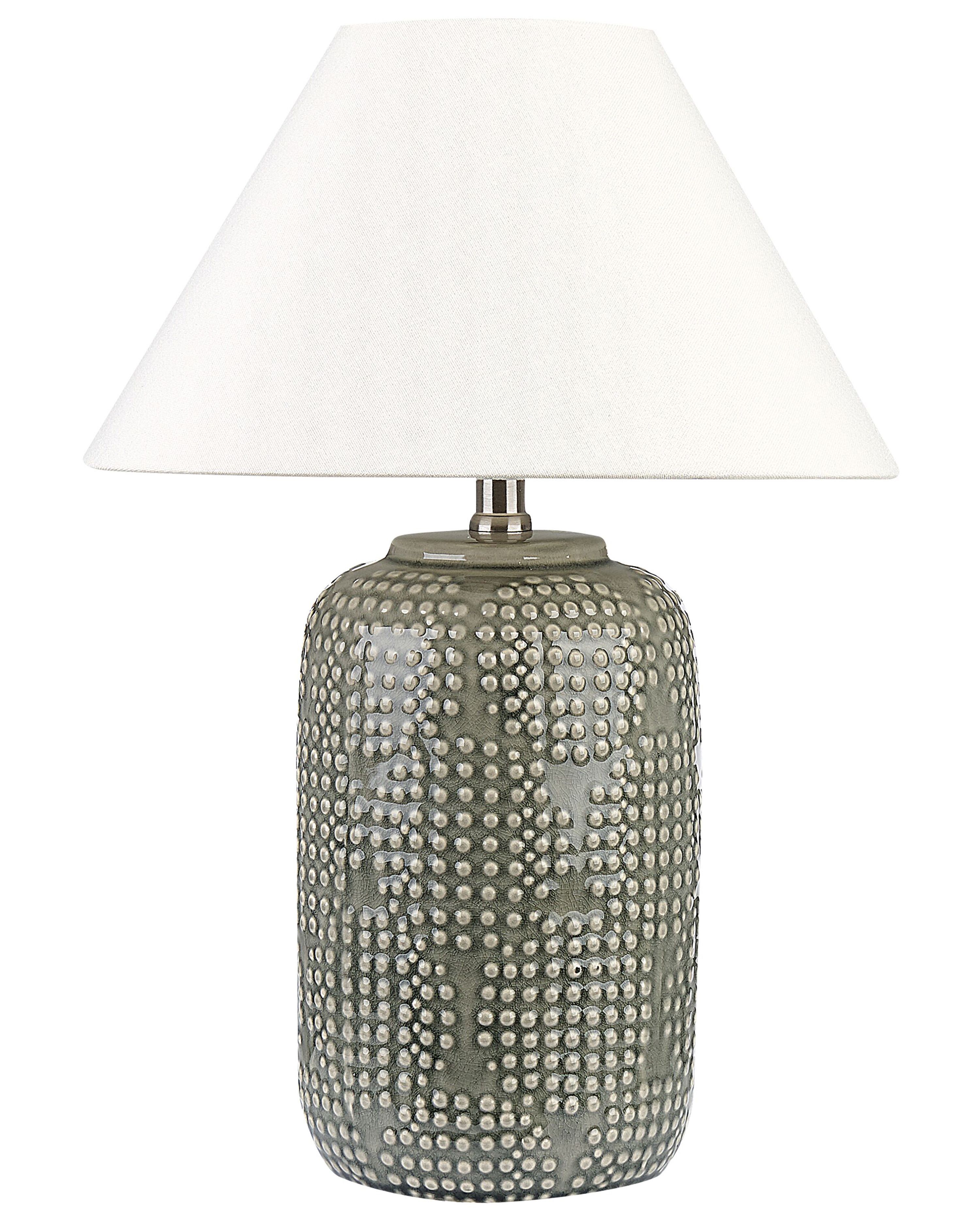 Table Lamp MUSSEL Ceramic Grey