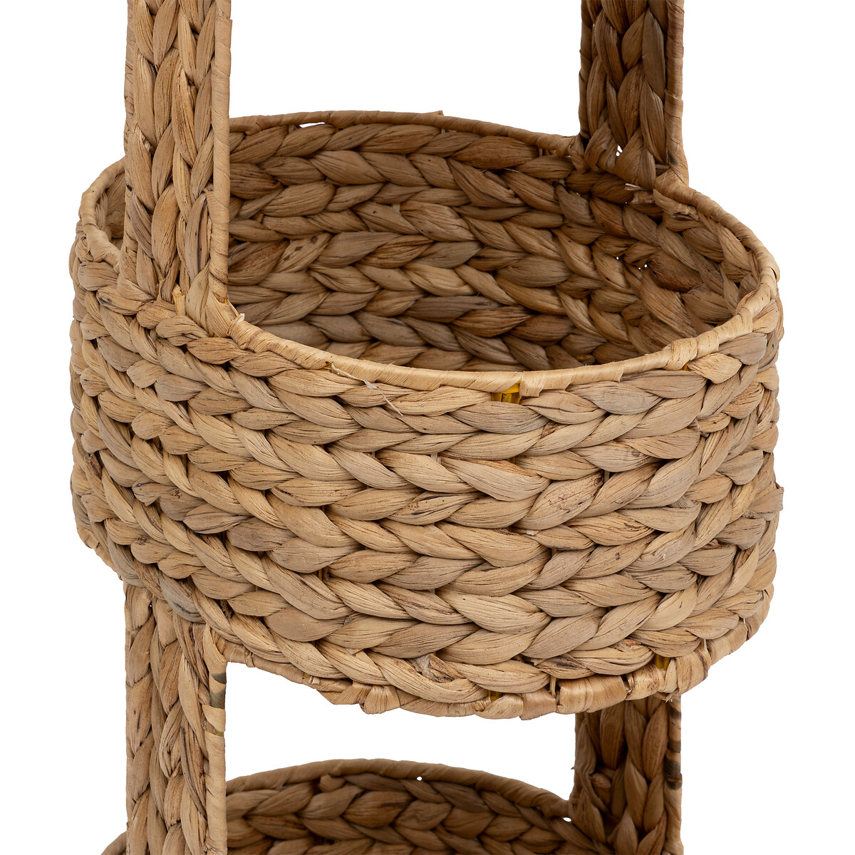 "Serena" 3-basket shelf unit Water hyacinth, H.91 cm