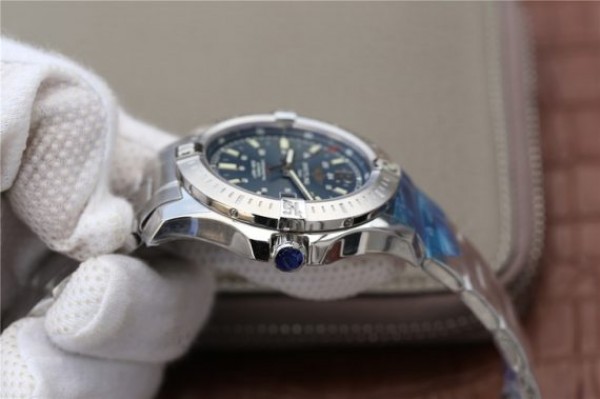 Replica Breitling Colt Automatic 44mm SS GF Blue Textured Dial SS Bracelet A2824 - Top club