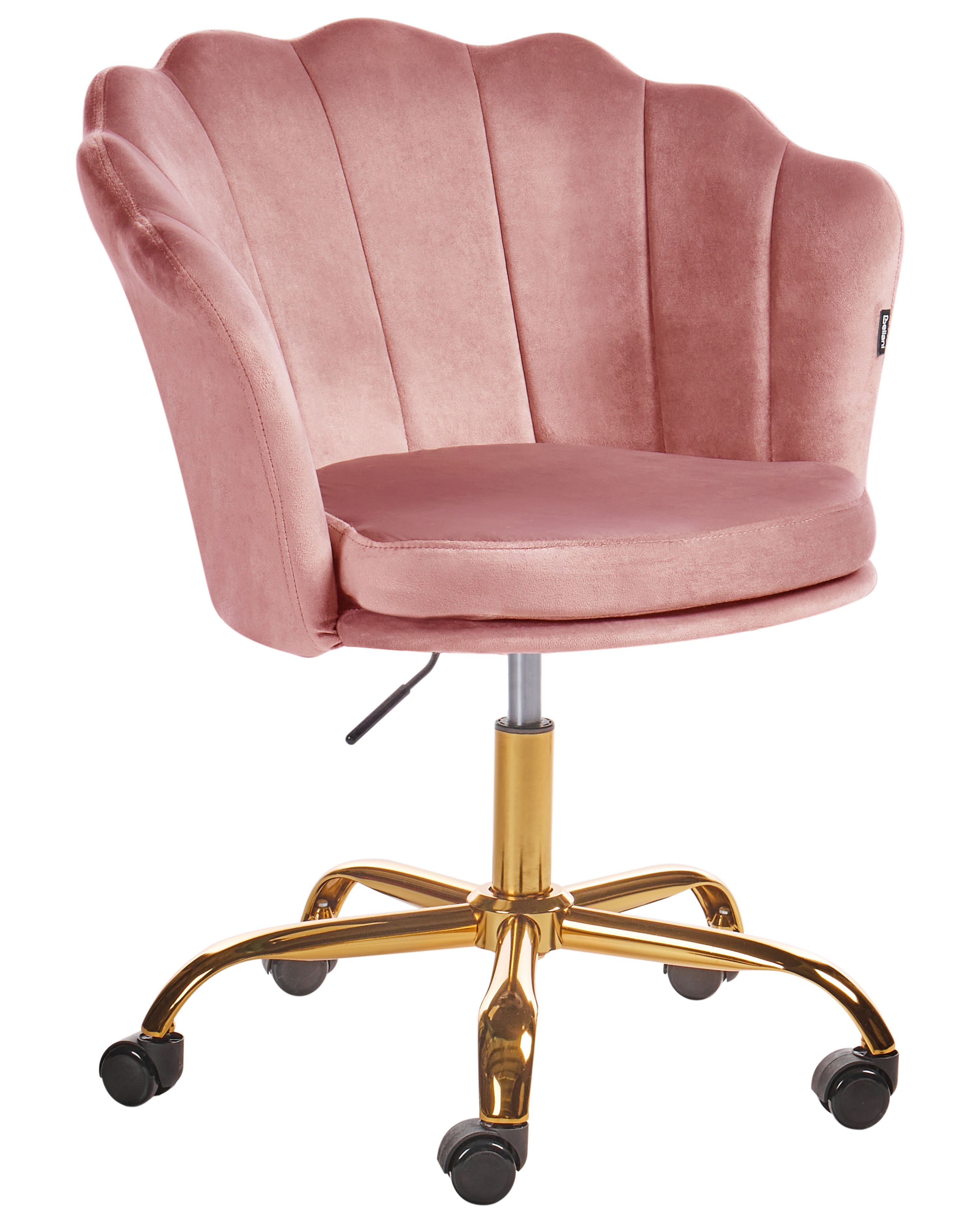 Desk Chair MONTICELLO Velvet Pink