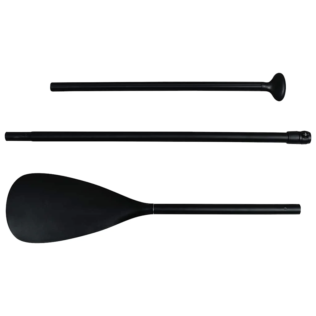 Juego de tabla de paddle surf hinchable blanco y negro v7909