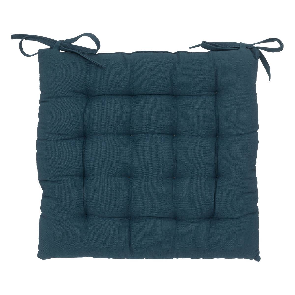 Chair cushion "Anjali" Cotton, cinnamon brown, 38x38 cm