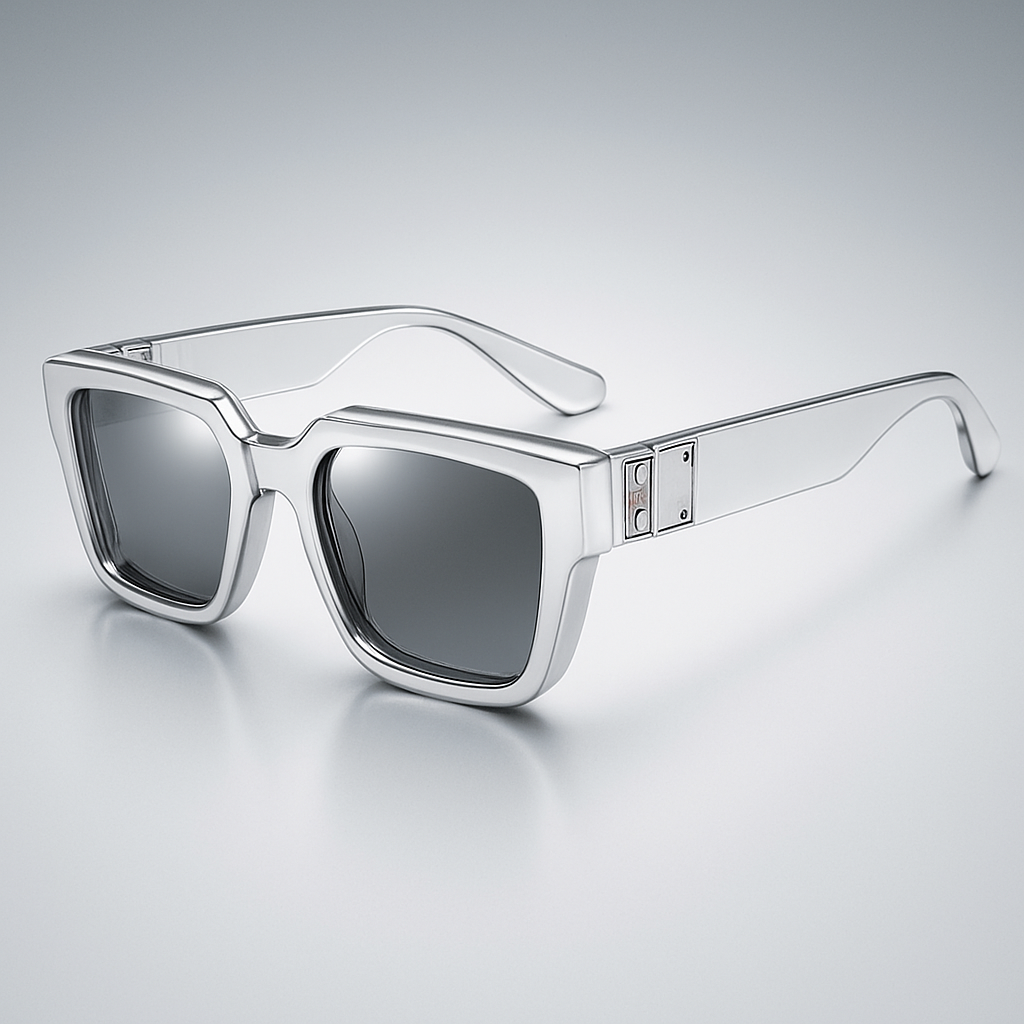 Gepolariseerde Unisex Zonnebril met UV-400 Bescherming – Stijlvol Zwart Vierkant Ontwerp, Krasbestendige Lenzen
