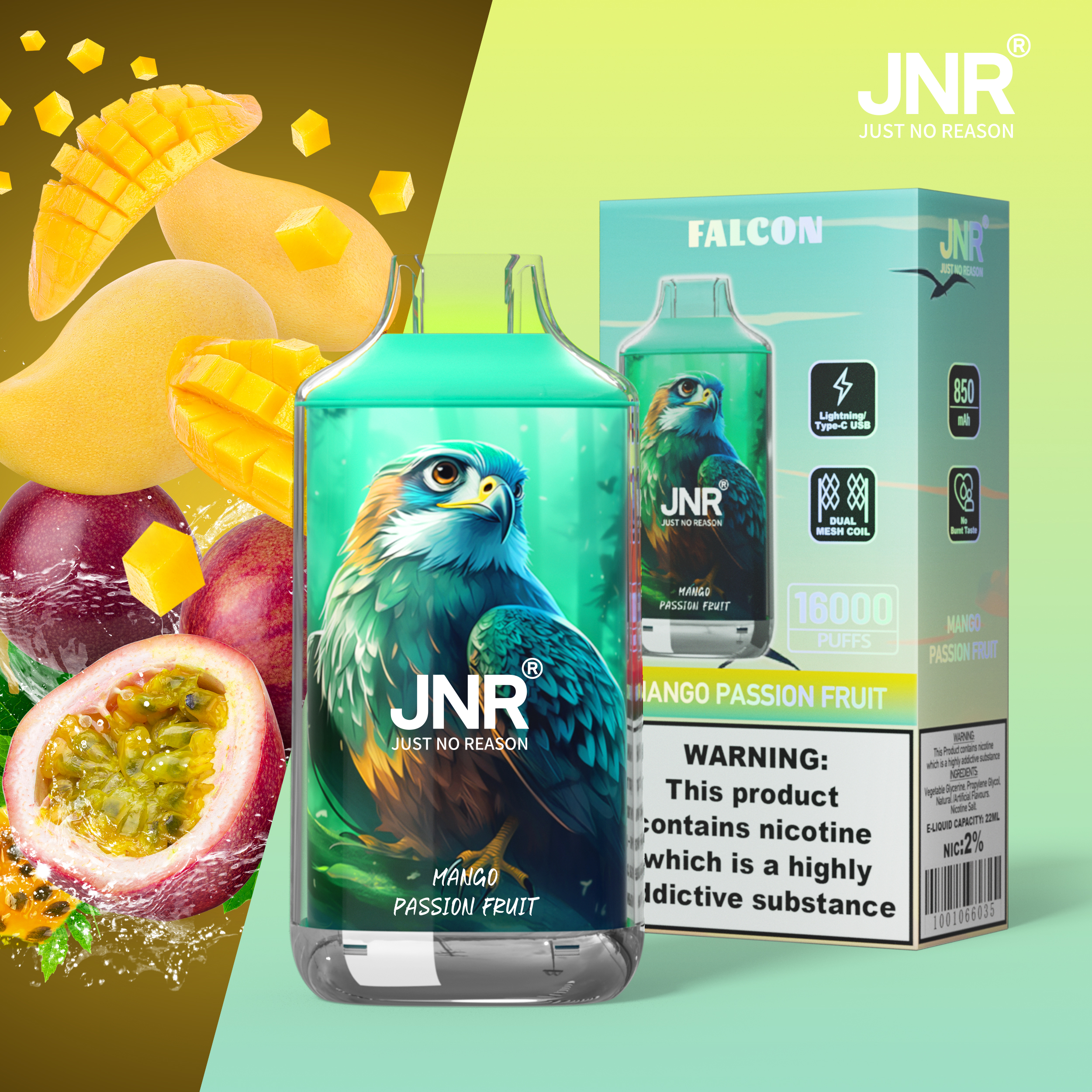 JNR Falcon 16000 Puffs