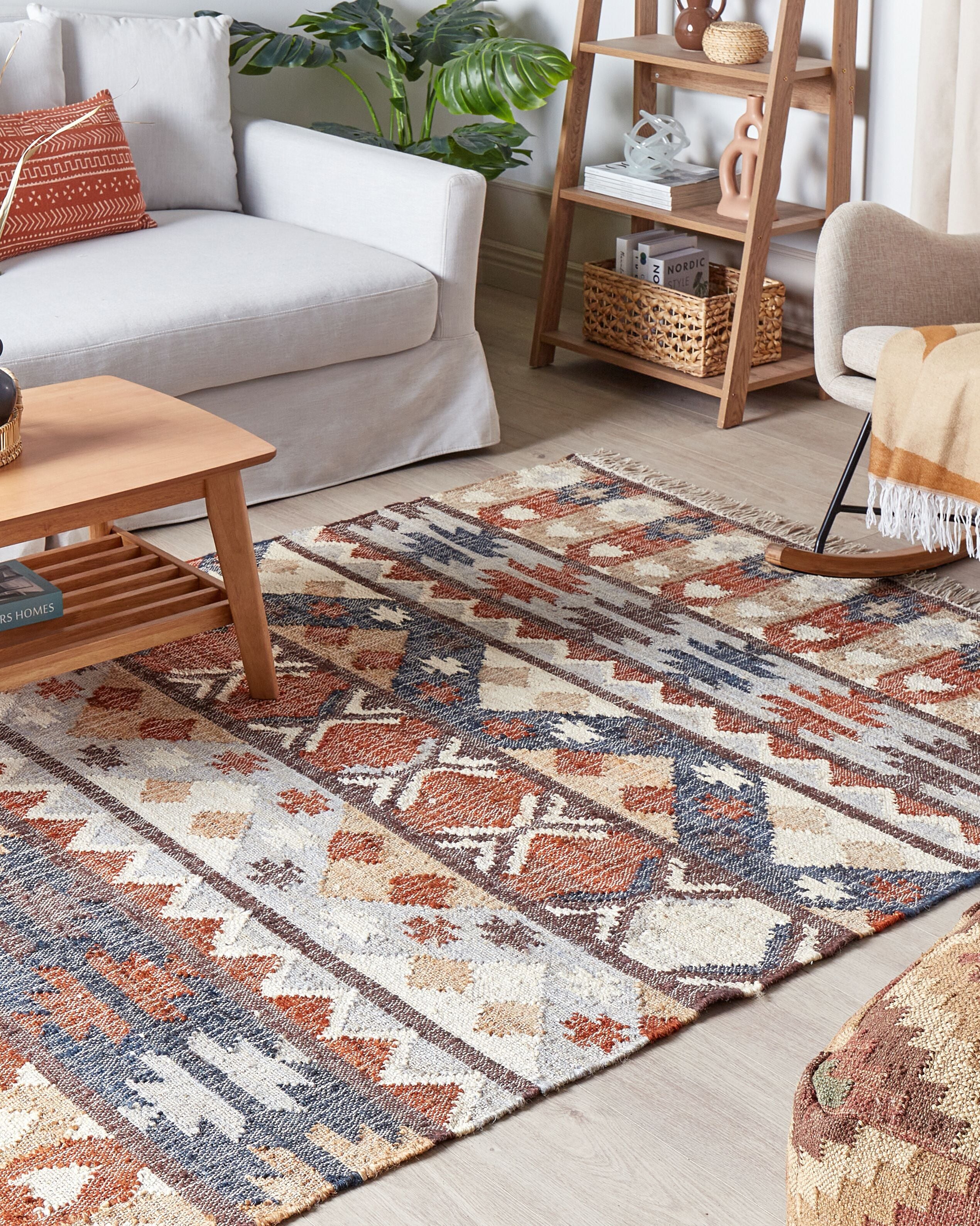 Rug KALFA Multicolour 160 x 230 cm Jute