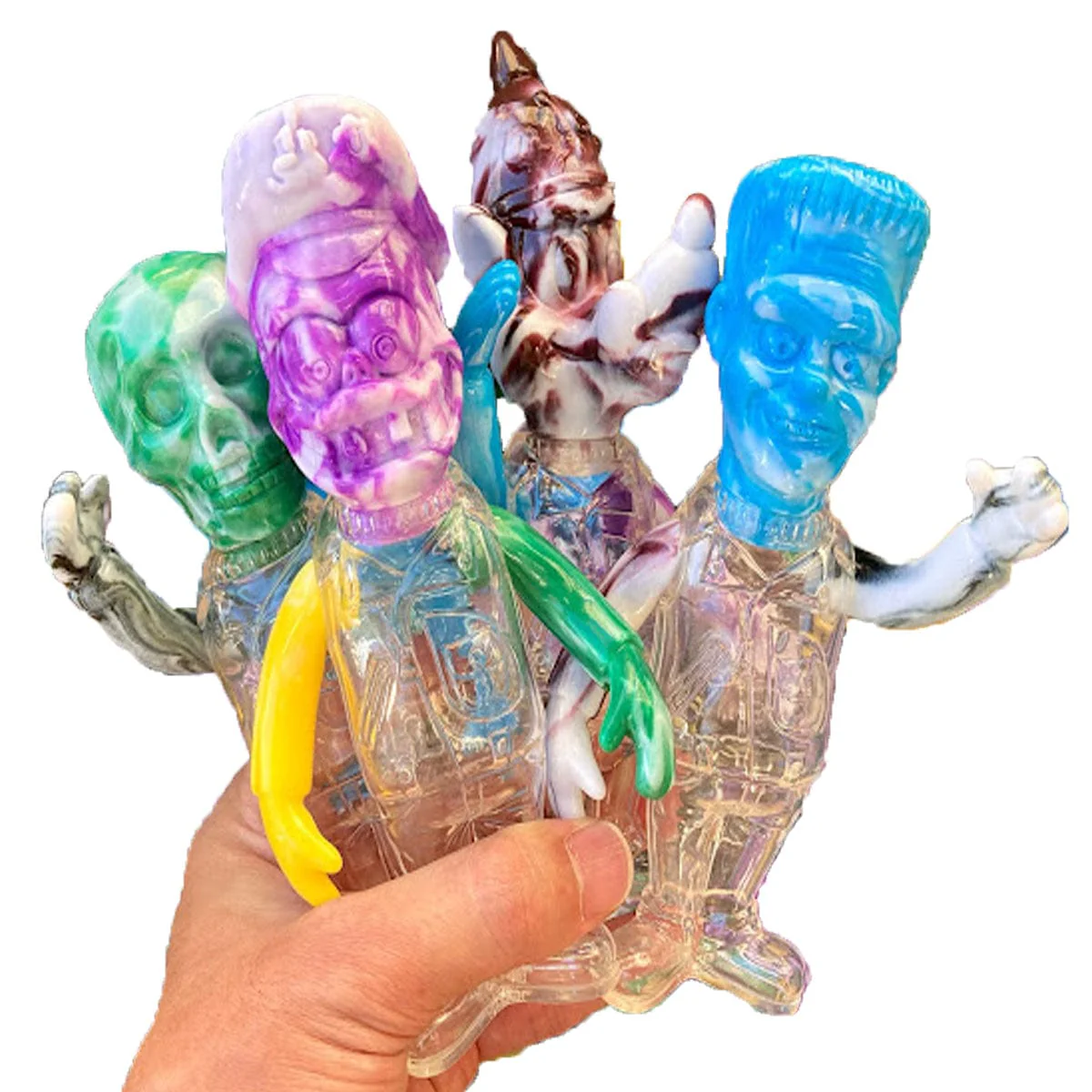 Phantom Fuckers - Crazy Marbled Japanese Sofubi by Monster Farm x 