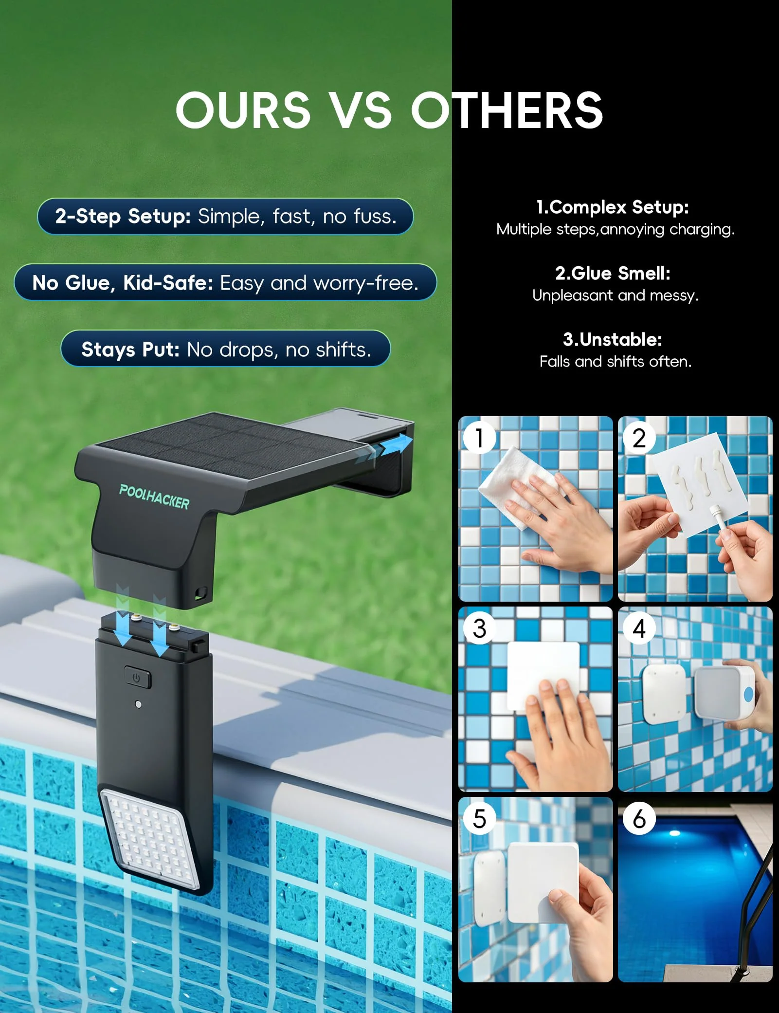 Solar LED Pool Light - 42 LEDs, 10 Color Options - Image 11 Solar LED Pool Light - 42 LEDs, 10 Color Options - Image 11