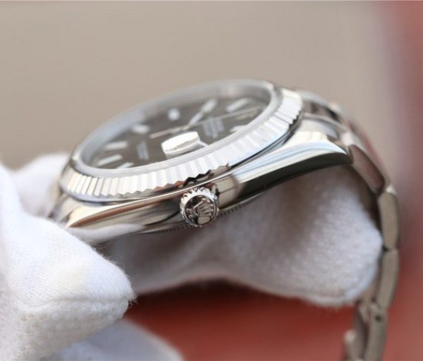 Replica Rolex DateJust 41mm 126300 Noob Black Dial Stick Markers SS Oyster Bracelet A3235 - Top club