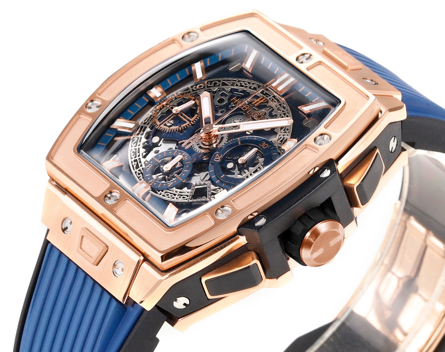 Hublot Spirit of Big Bang Textured Rubber Strap(1:1 replica) - Top club