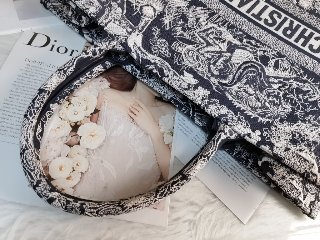 Christian Dior Large Dior Book Tote White, For Women, Women’s Handbags 16.5in/42cm CD1:1High-quality replica