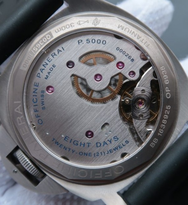 Replica Panerai ZF PAM562 Titanium Rubber Strap P5000 - Top club
