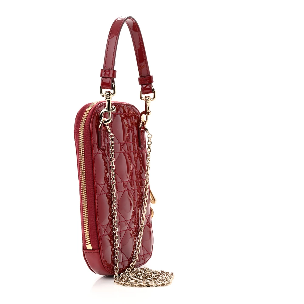Replica Dior Lady Phone Holder with Gold Hardware Guide1:1High-quality replica