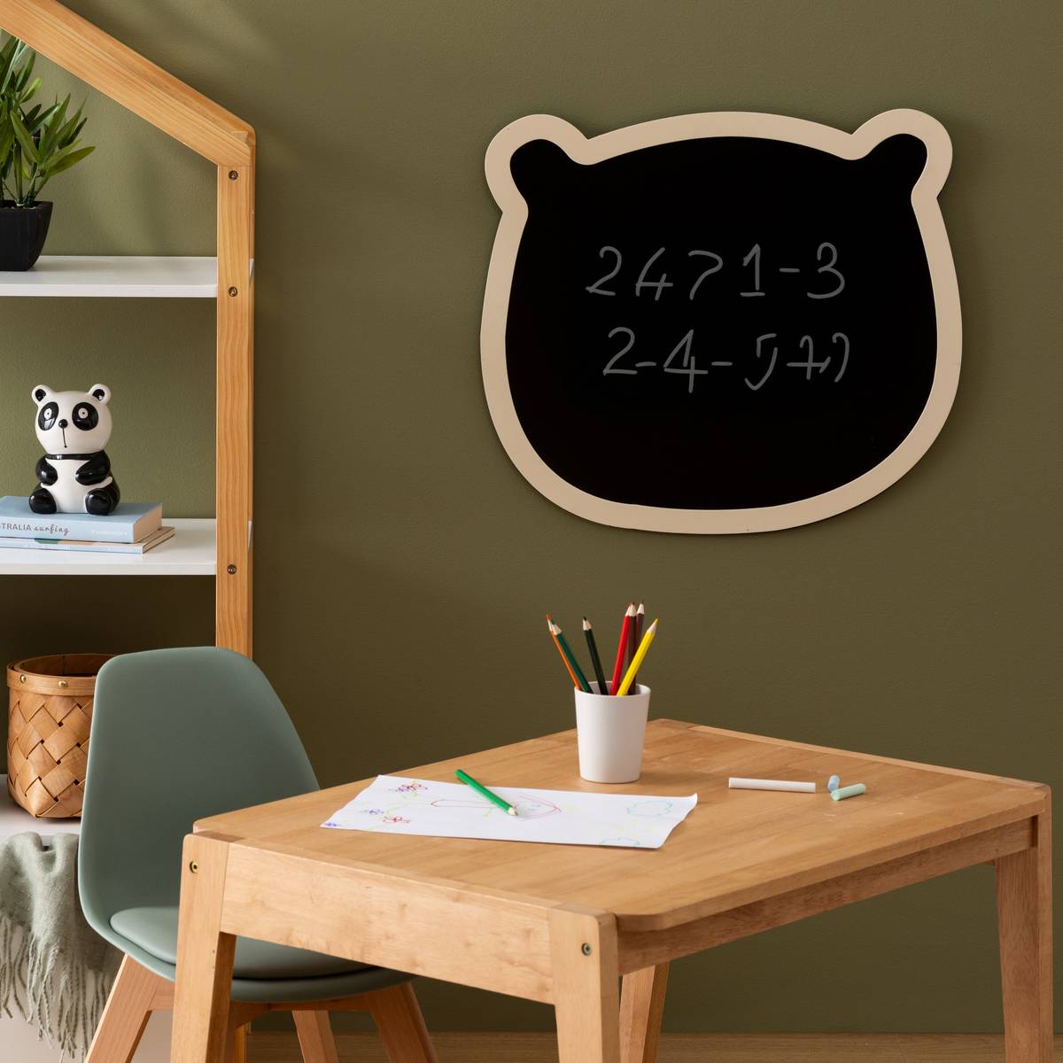 Children's chair "Baya" Light Green, 1 seat