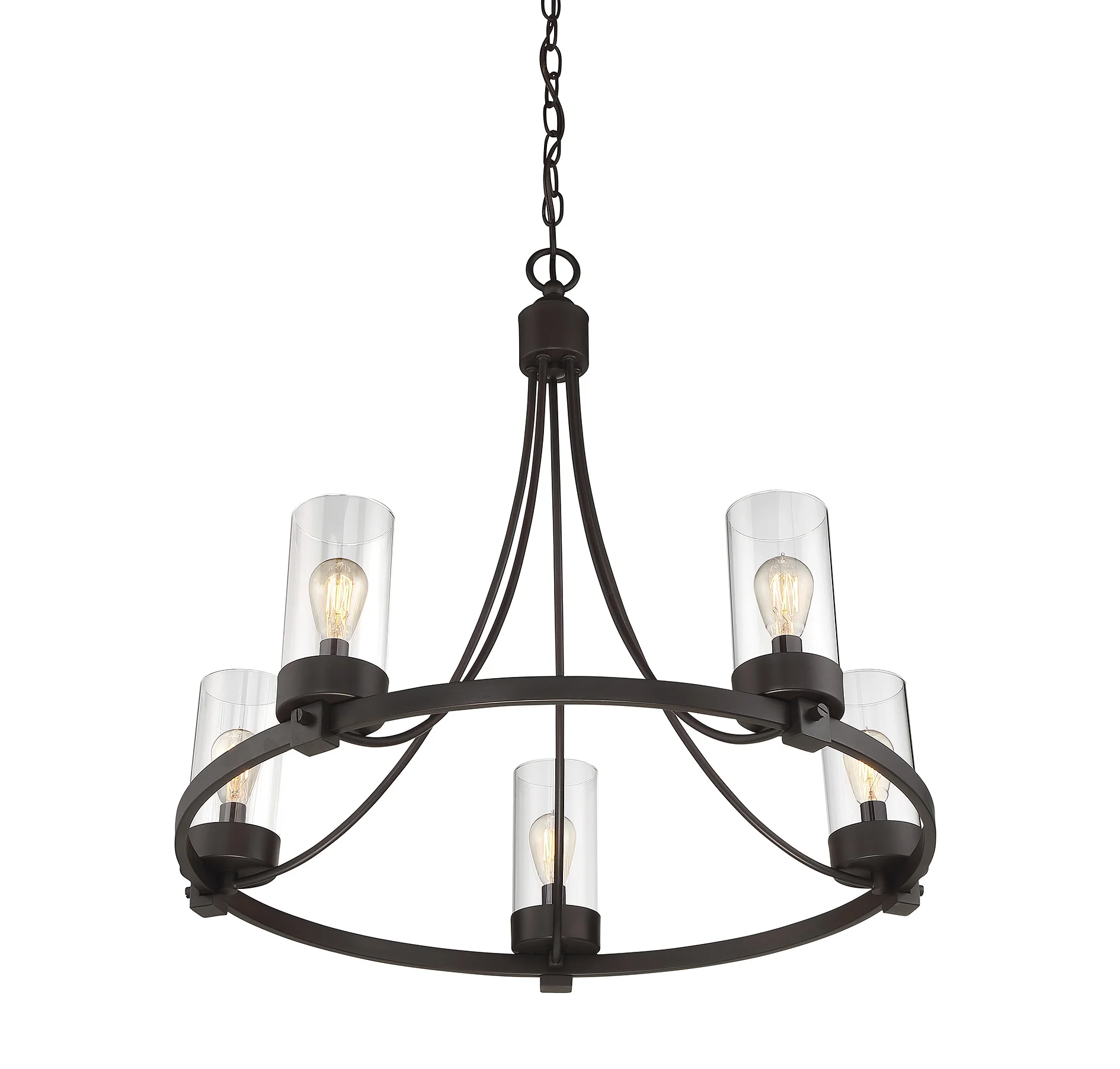 Trade Winds Ashland 5-Light Chandelier in Oil Rubbed Bronze - TW020224ORB
