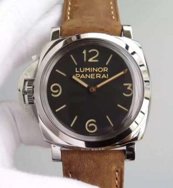 Replica Panerai PAM557 Black Dial Brown Asso Strap P.3000 Super Clone - Top club
