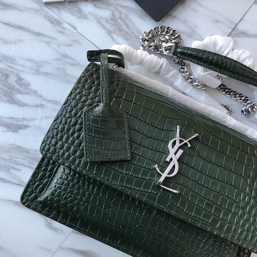 MANHATTAN MEDIUM SHOPPING BAG IN BOX SAINT LAURENT LEATHER
