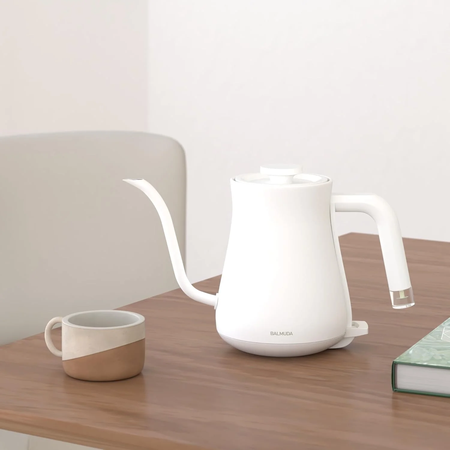 BALMUDA The Kettle | Electric Gooseneck Kettle | Lightweight | Stainless Steel | 0.6L (20fl oz) Capacity | Neon Light Indicator | Perfect for Tea and Coffee | US Version | Black - Image 14