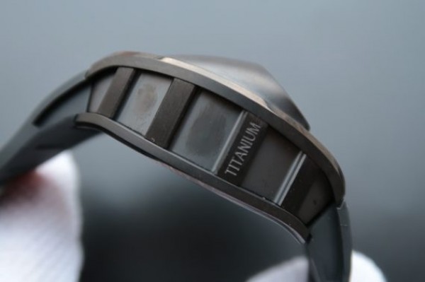 Replica Richard Mille RM053 PVD Fake Tourbillon Skeleton Dial Black Rubber Strap A2824 - Top club