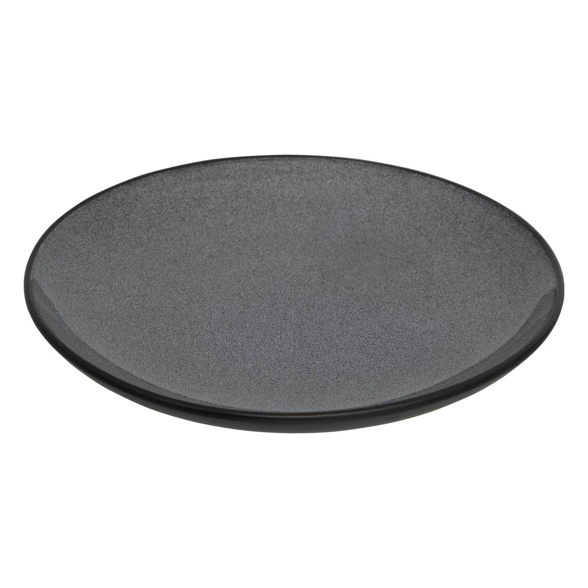 "Diane" Dinner Plate D.27 cm, Dark Grey