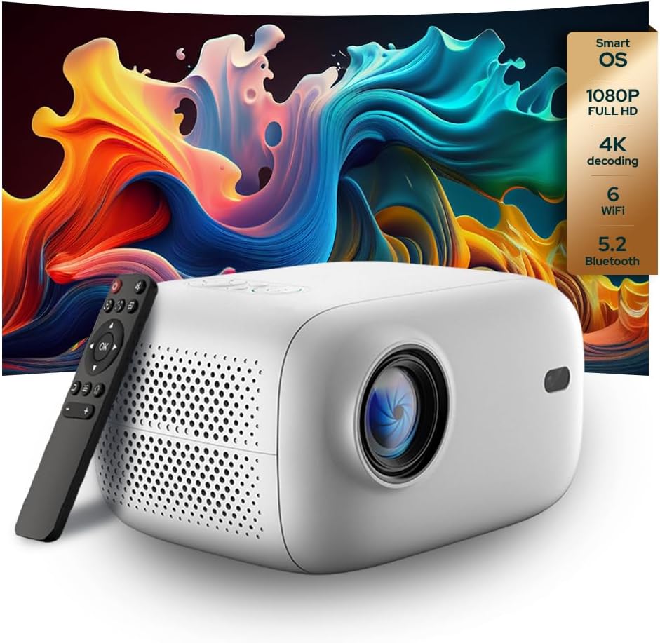 PJ500 Compact Smart Projector, 40