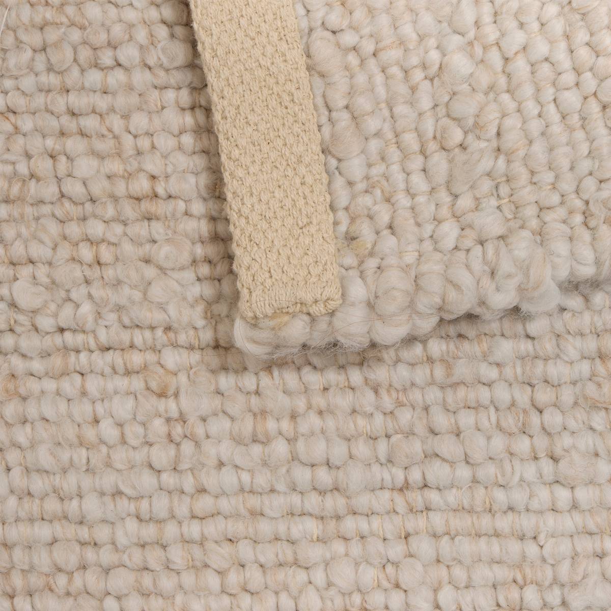 Wool effect rug "Volna" Ivory, 230x160 cm