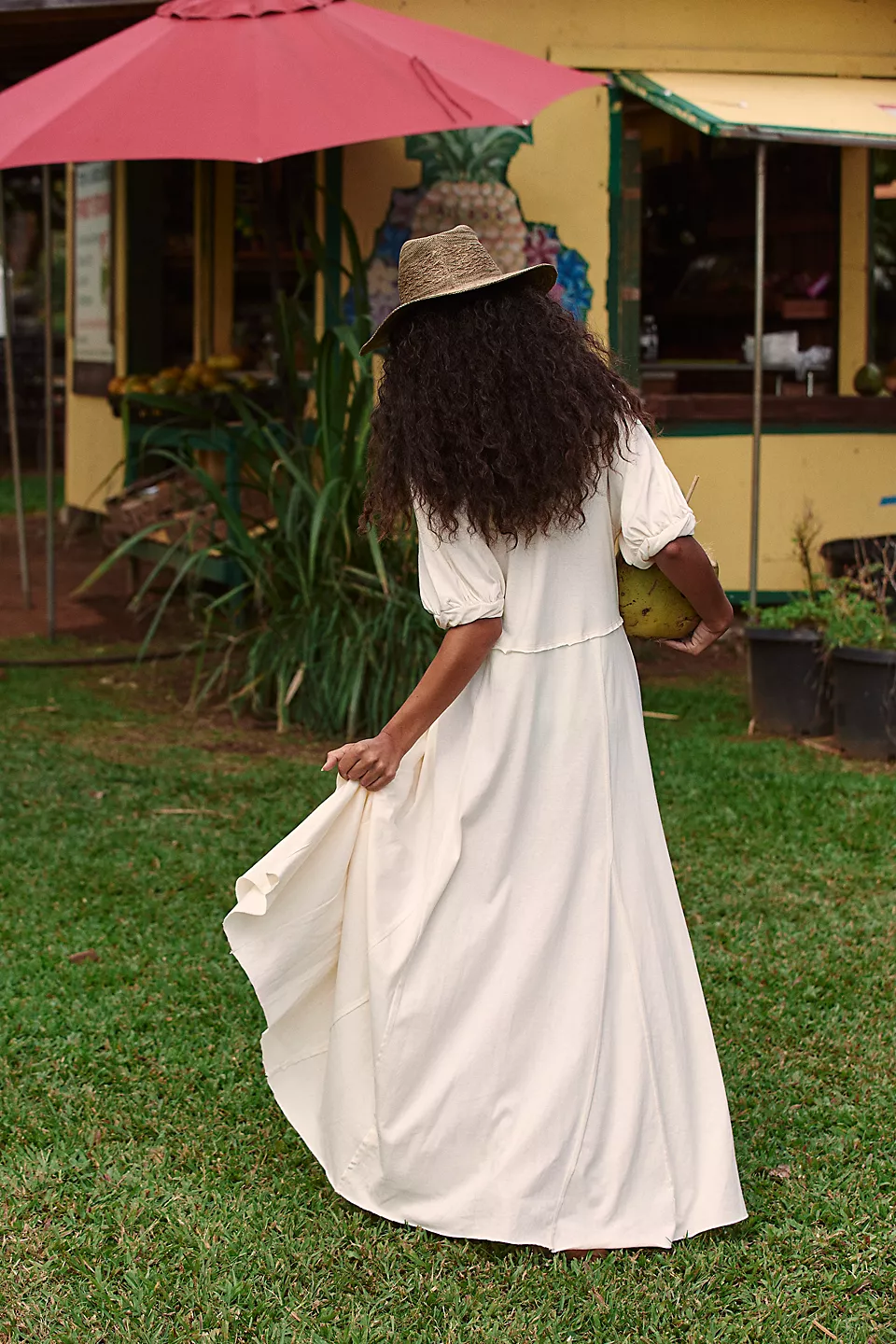 Brentwood Maxi Dress-Nilla Cream