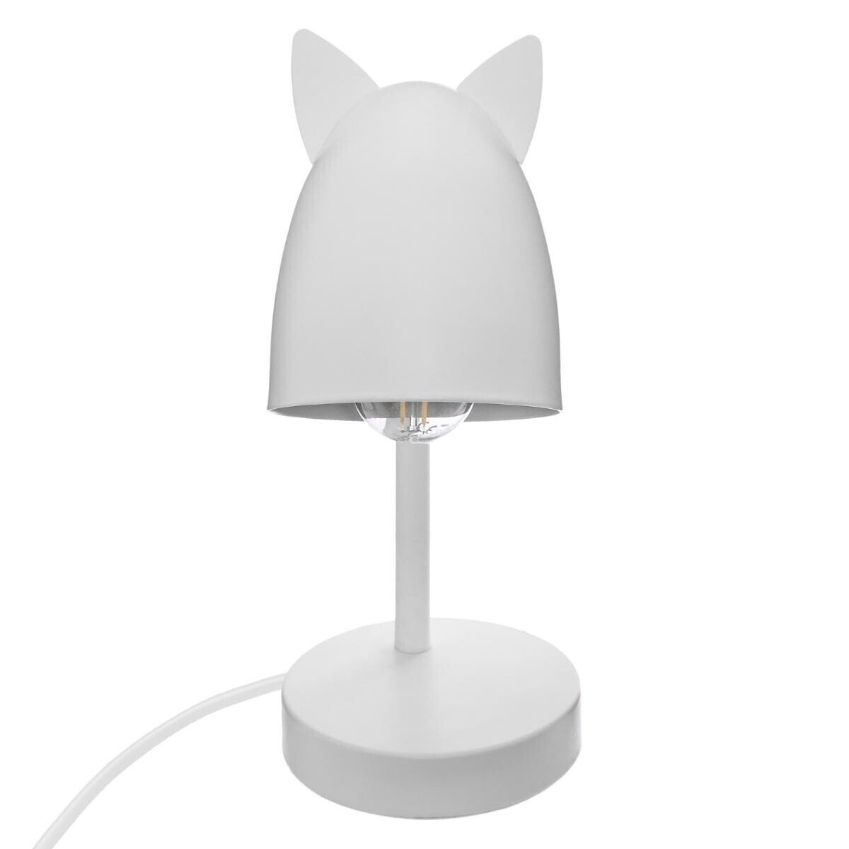 Kids lamp "Ears" White, H.31 cm
