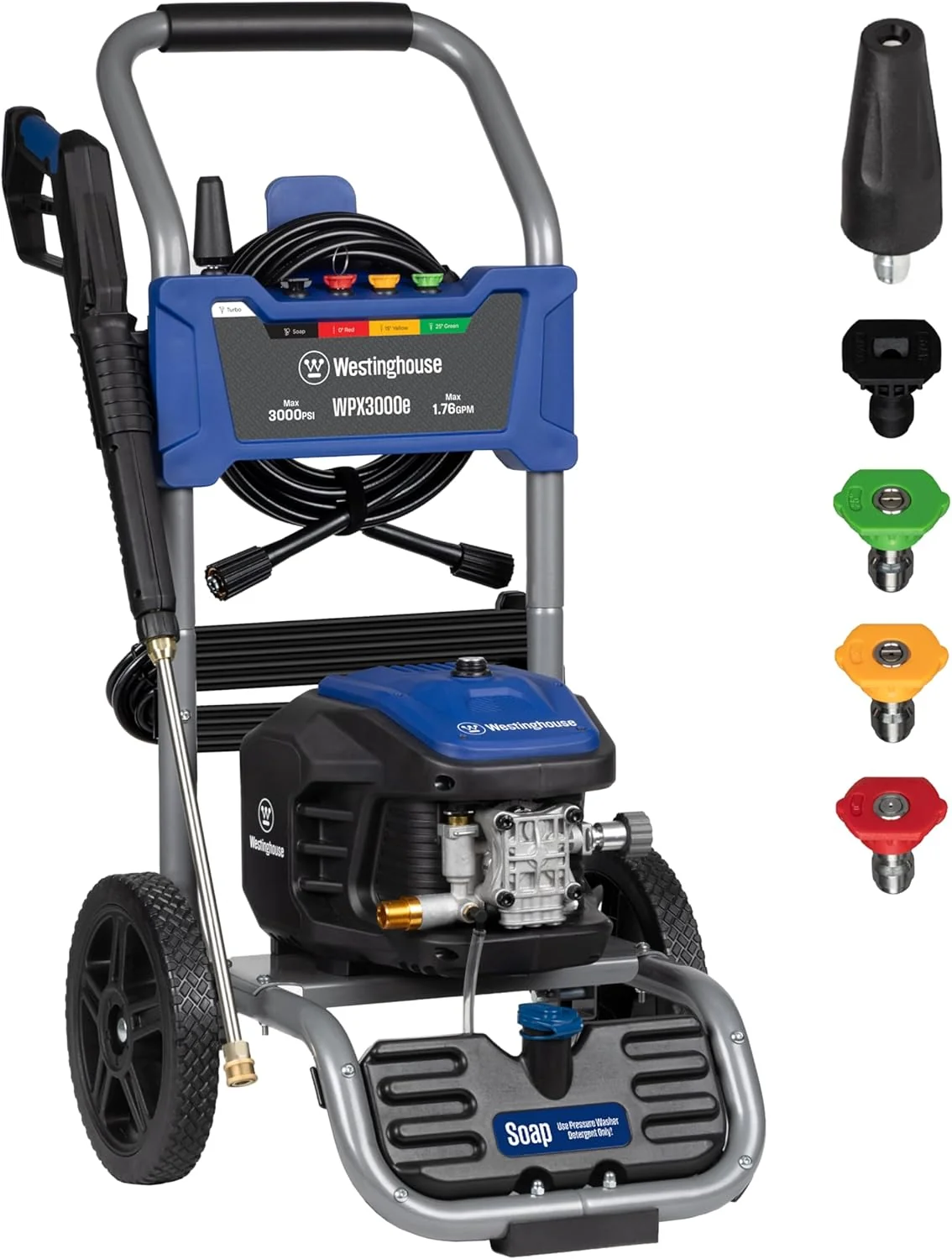 Westinghouse Electric Pressure Washer 3000 Max PSI 1.76 Max GPM - WPX3000e Westinghouse Electric Pressure Washer 3000 Max PSI 1.76 Max GPM - WPX3000e