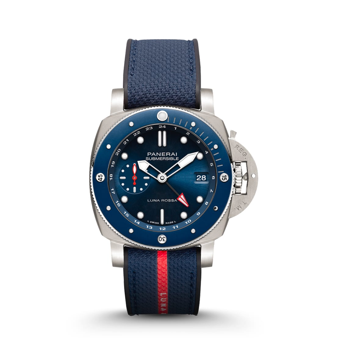 Replica Watches Panerai Submersible GMT Luna Rossa Titanio 42mm PAM01507(1:1 replica) - Top club