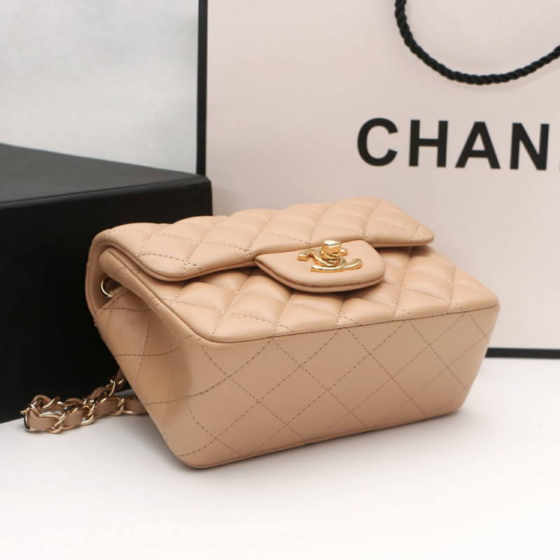 Replica Chanel Lambskin 17Cm Classic Flap Bag 11151:1High-quality replica